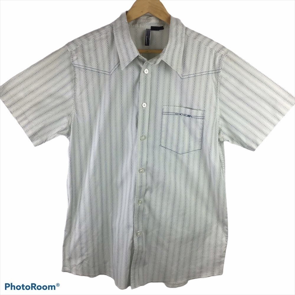 Oakley Short Sleeve Button Up Shirt Size Large